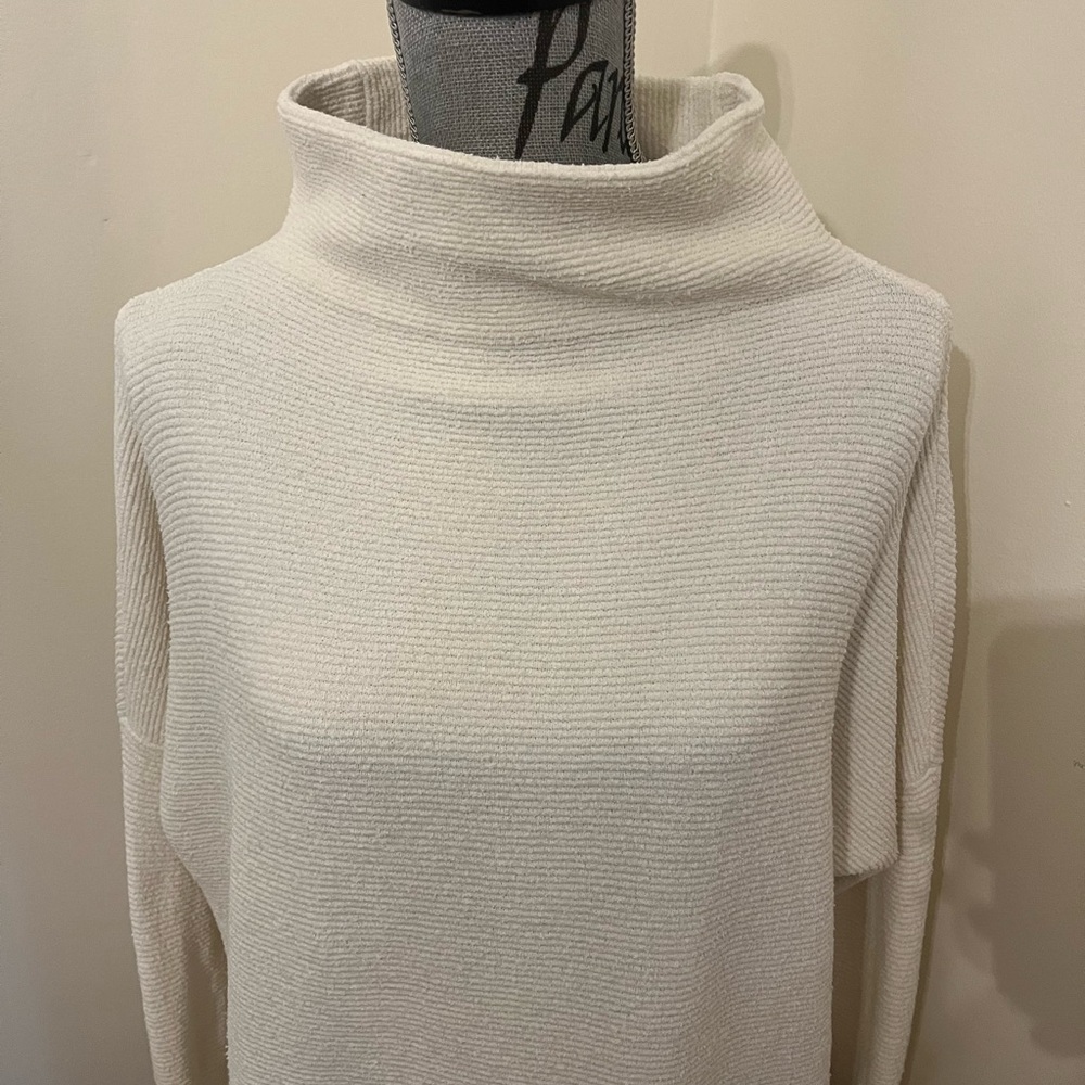 Free People Ottoman Tunic Sweater in Ecru (White), Size XS - Picture 5 of 16